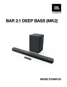 Notice JBL BAR21DEEPBASSMK2 Barre de son
