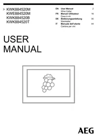 Notice AEG KWE884520M Cave à vin