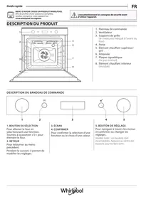 WHIRLPOOL OAKZ9134PNB - Four électrique