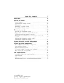 Notice FORD FOCUS US 3 PHASE 1 (2011-2014) Automobile