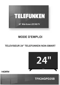 TELEFUNKEN TFK24GPD25B - Téléviseur