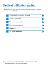 Notice MAZDA CX-3 (2015-2017) Automobile