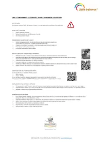 Notice LITTLE BALANCE 8591 Carafe filtrante