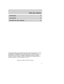 Notice FORD F-150 PHASE 10 (1997-2003) Automobile