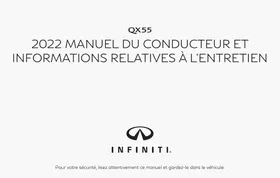 Notice INFINITI QX55 (2022) Automobile