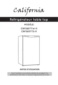 CALIFORNIA CRFS85TTW11 - Réfrigérateur