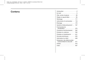 Notice Buick ENVISION PHASE 1 (2016-2019) Automobile