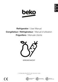 BEKO B3RGNE544ZXP - Réfrigérateur multiportes