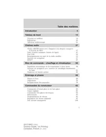 Notice Lincoln MKS (2008-2013) Automobile