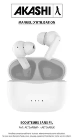 Notice Akashi ALTEARBWH Écouteurs sans fil