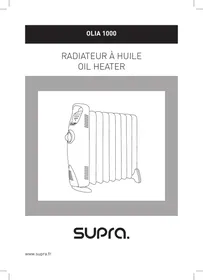 Notice SUPRA OLIA1000 Radiateur_bain_d_huile