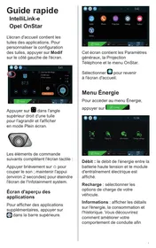 Notice OPEL ADAM (2013-2019) GUIDE RAPIDE INTELLILINK-E Automobile