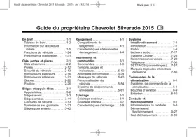 Notice CHEVROLET SILVERADO (2015) Automobile