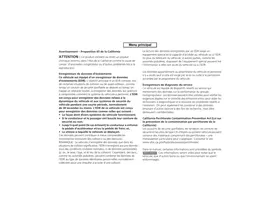 Notice Acura RDX (2013-2016) Automobile