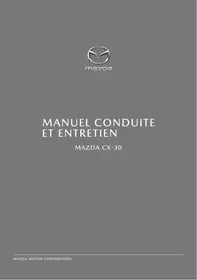 Notice MAZDA CX-30 (2019) Automobile