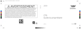 Notice CADILLAC CT6 (2019) Automobile