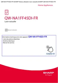 SHARP QWNA1FF45DI - Lave-vaisselle