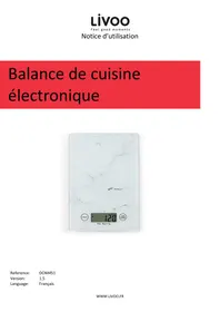 LIVOO DOM451A - Balance de cuisine