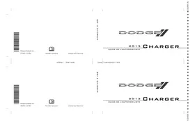Notice DODGE CHARGER (2013) Automobile