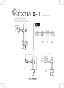 Notice ERARD NEXTIAS1011100 Support de table moniteur