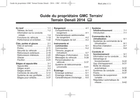 Notice GMC TERRAIN (2014) Automobile