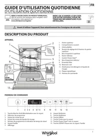 Notice WHIRLPOOL WKCIO 3 T 133 PFE Lave-vaisselle tout intégré
