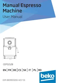 BEKO CEP5152B - Machine à café expresso