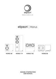 Notice ELIPSON HORUS10C Enceinte colonne