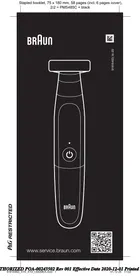 BRAUN XT5100 - Tondeuse électrique