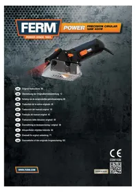 Notice Ferm CSM1038 Scie