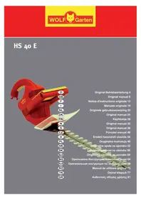 Notice Wolf Garten HS 40 E Taille-haies