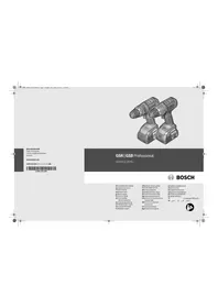 Notice Bosch Blauw GSR 14 4LI PROFESSIONAL Perceuse