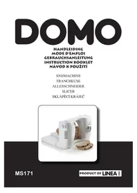 Notice DOMO MS171 Trancheuse