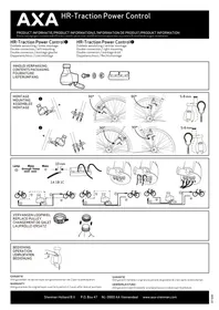 Notice AXA HR TRACTION POWER CONTROL Dynamo