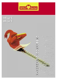 Notice Wolf Garten HS 50 E Taille-haies