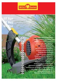 Notice Wolf Garten GT 845 Coupe-herbe