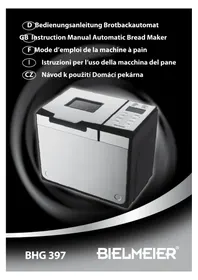 Notice Bielmeier BHG397 Machine à pain