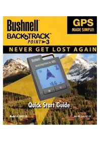 BUSHNELL BackTrack Point3 - Appareil GPS