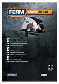 Notice Ferm CSM1033 Scie