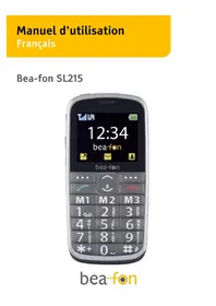 Notice Bea-fon SL215 Téléphone mobile