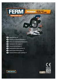 Notice Ferm MSM1034 Scie