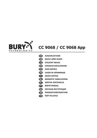 Notice Bury CC 9068 APP Kit d'encastrement