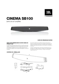 Notice JBL CINEMA SB100 Barre de son