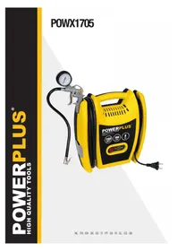 Notice PowerPlus POWX1705 Compresseur