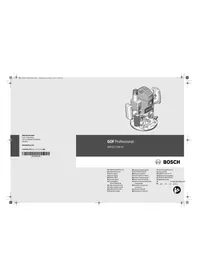 Notice Bosch Blauw GOF 900 CE Fraiseuse