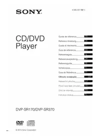 Notice SONY DVPSR170 Lecteur dvd