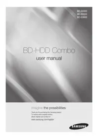 Notice SAMSUNG E8500BD Lecteur blu-ray