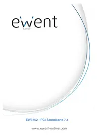 Notice Ewent EW3752 Tarjeta de sonido