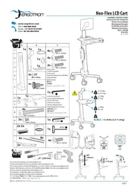 Notice Ergotron NEOFLEX LCD CART Bureau