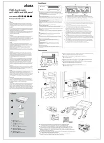 Notice AKASA AKICR17 Lecteur de mémoire